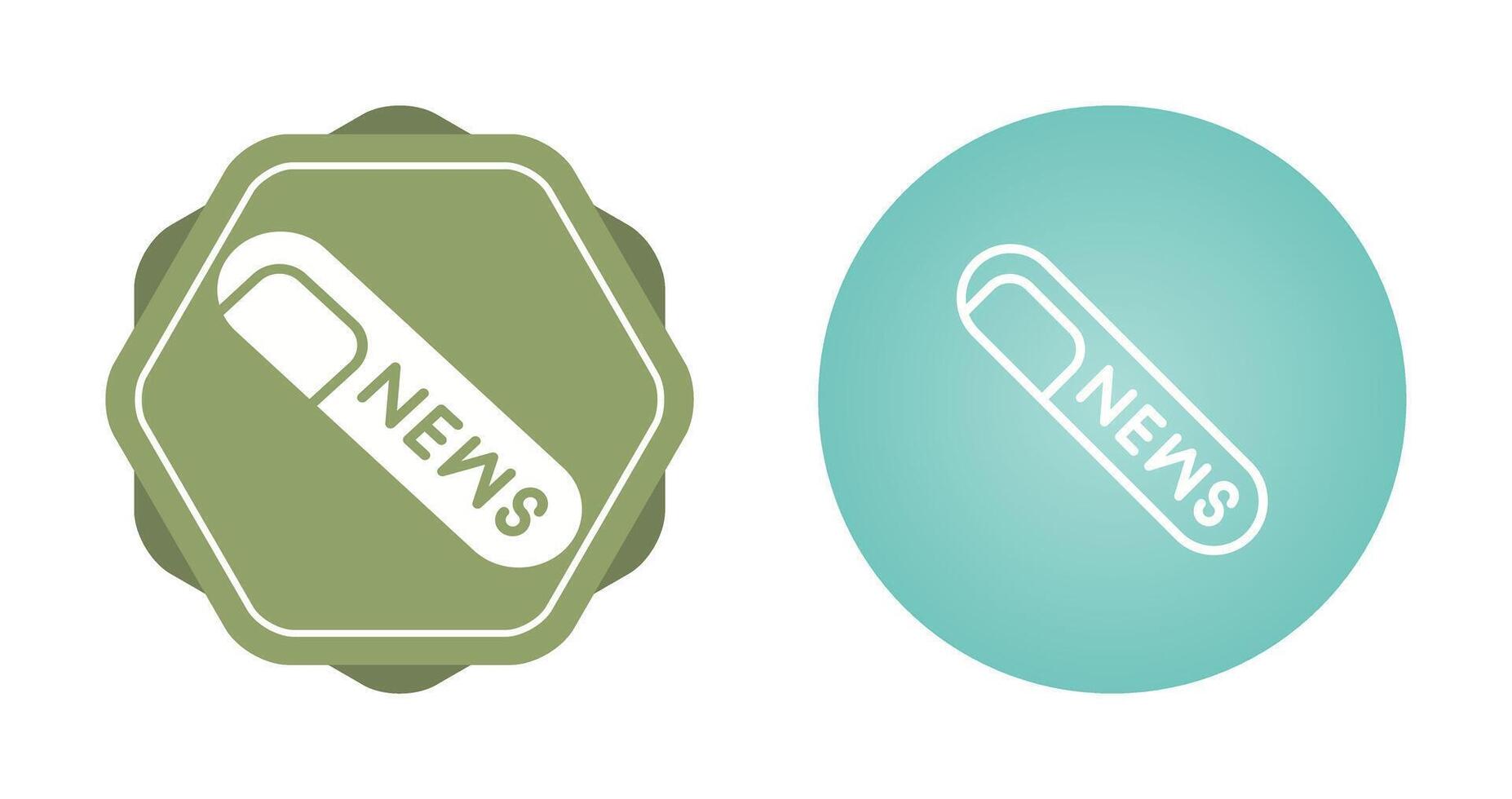 Rolled Up Newspaper Vector Icon