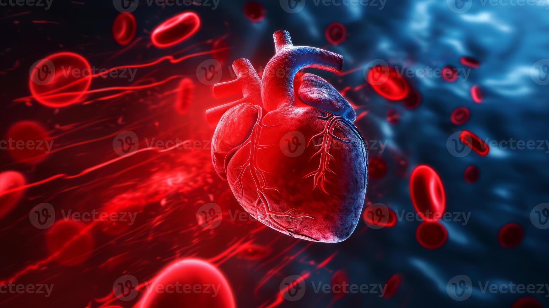 AI generated Heart Disease Awareness A Visual Exploration of Cardiovascular Health photo