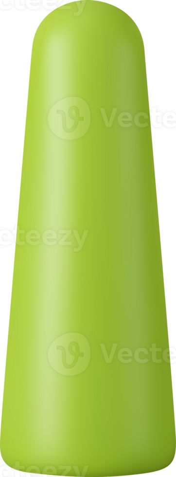 3d realistic green leaf png