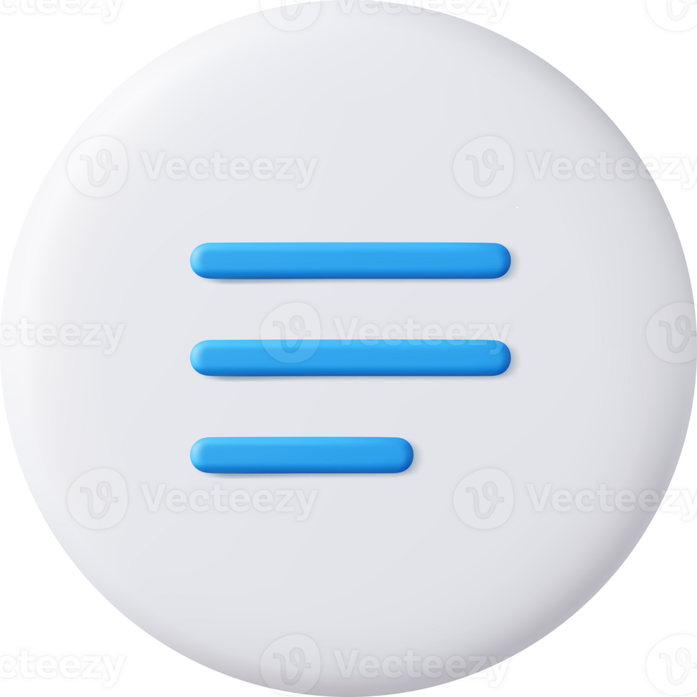 3d Blank white speech bubble png