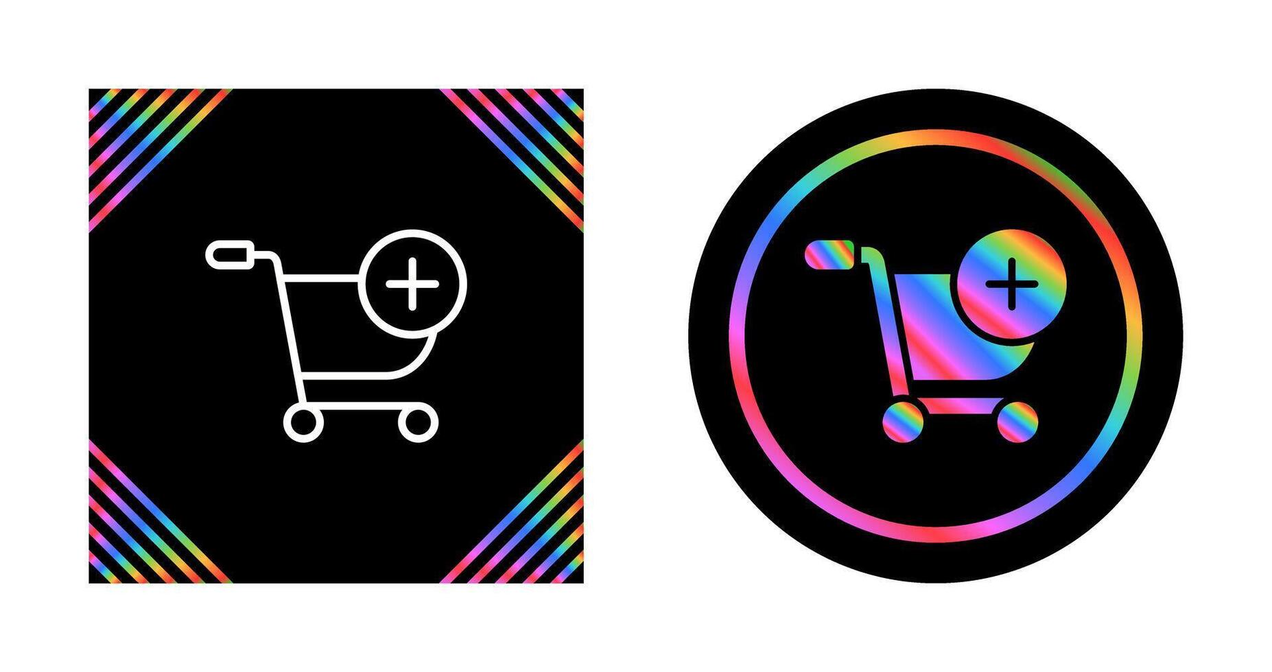 Shoping Cart Add Vector Icon