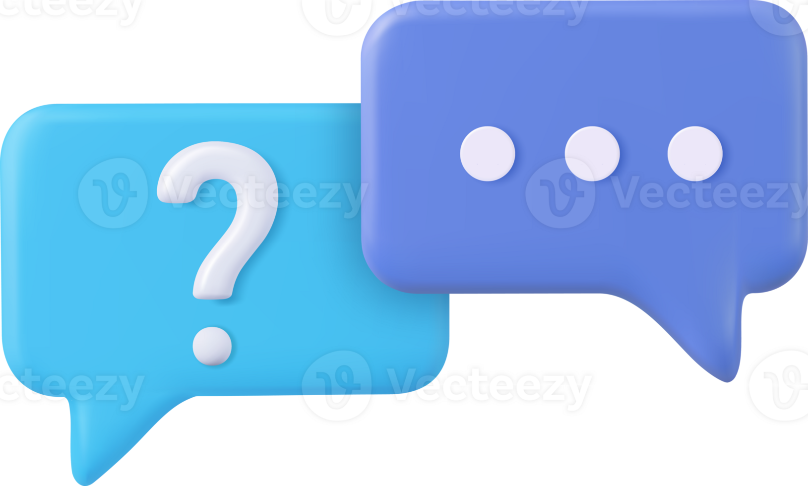 3d rendering faq icon, png
