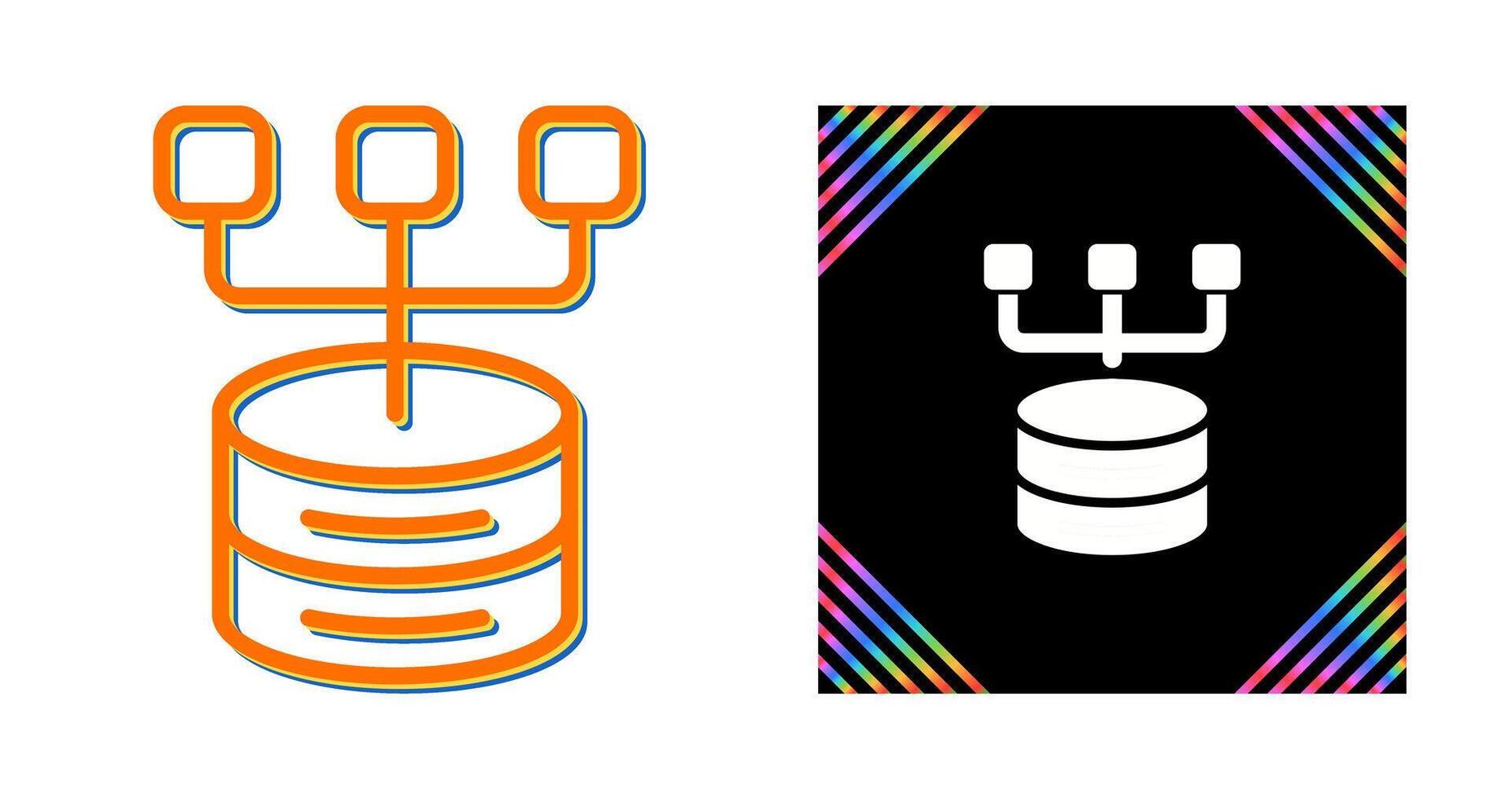 Data Modeling Vector Icon
