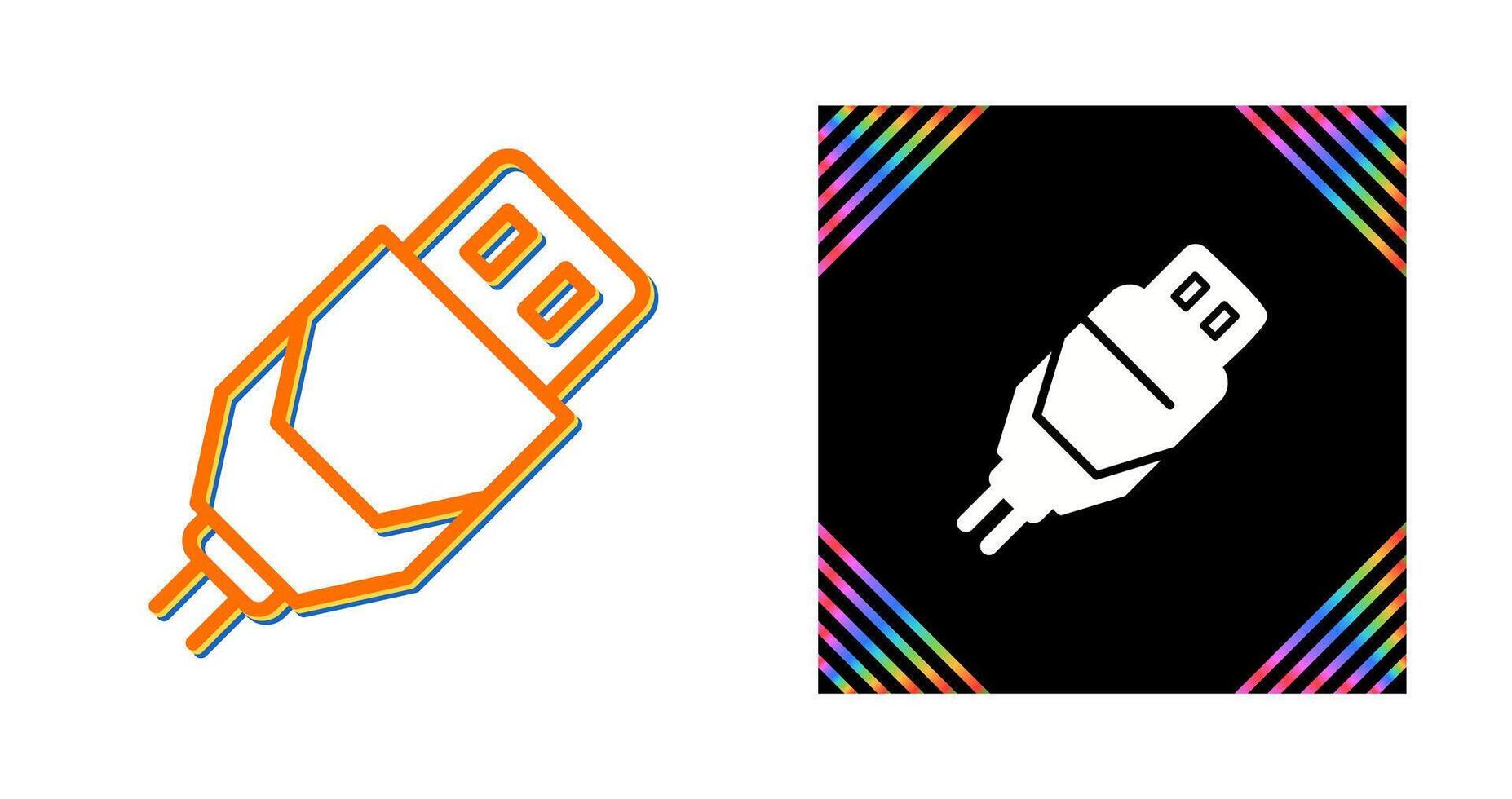 Usb Cable Vector Icon