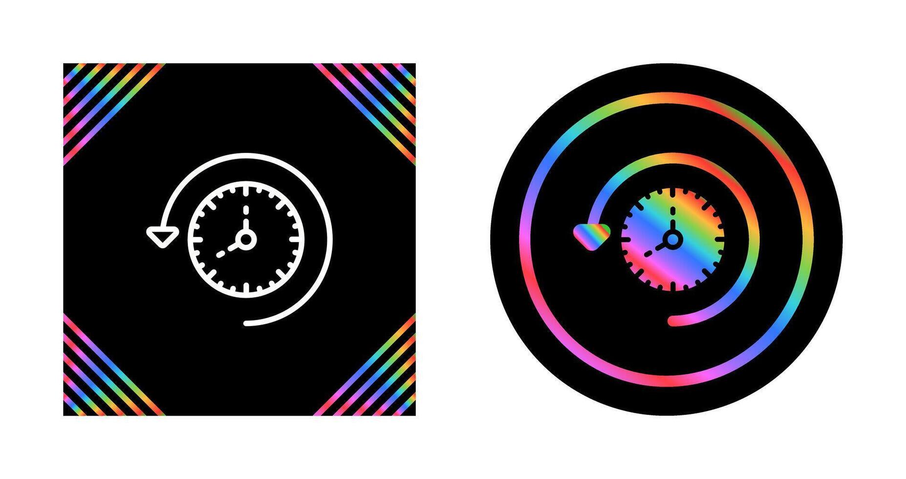 Time Past Vector Icon