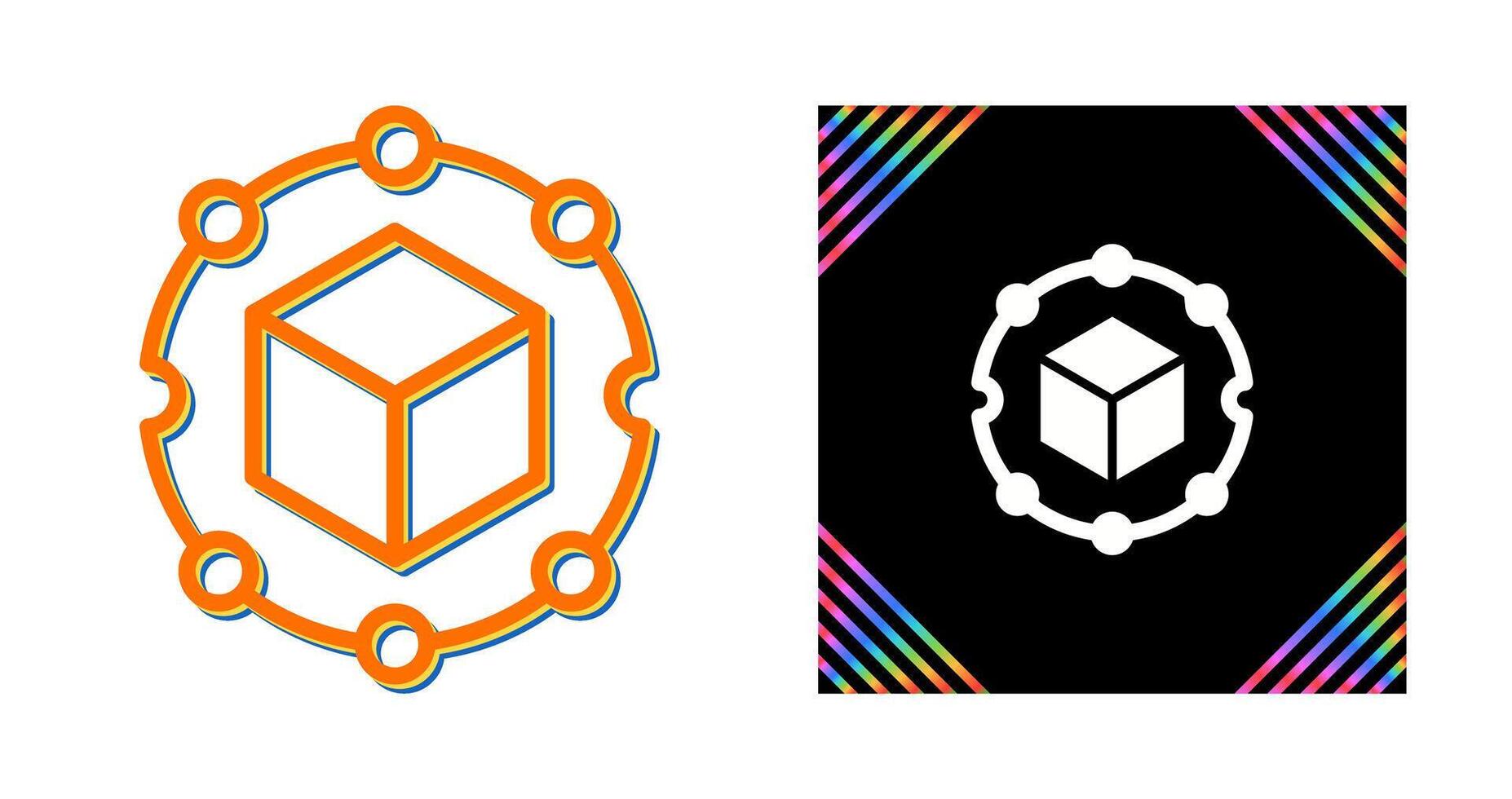 Blockchain Analytics Vector Icon