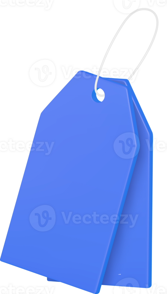 empty tag linked by a string. png