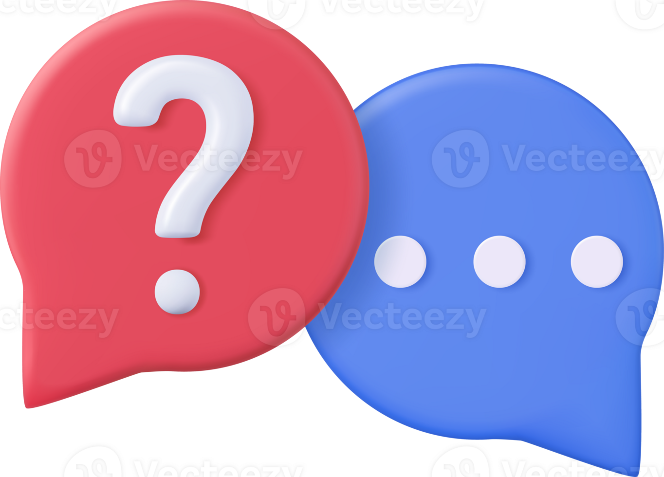 3d rendering faq icon, png