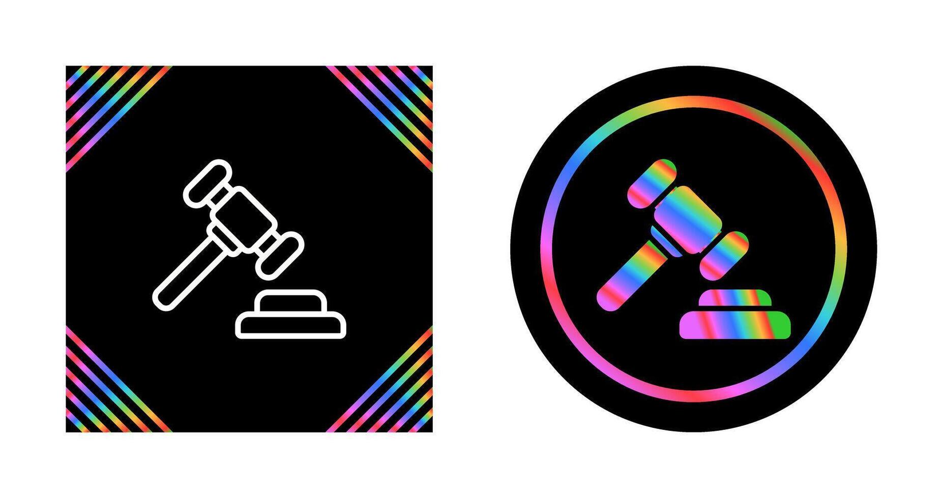 Gavel Vector Icon