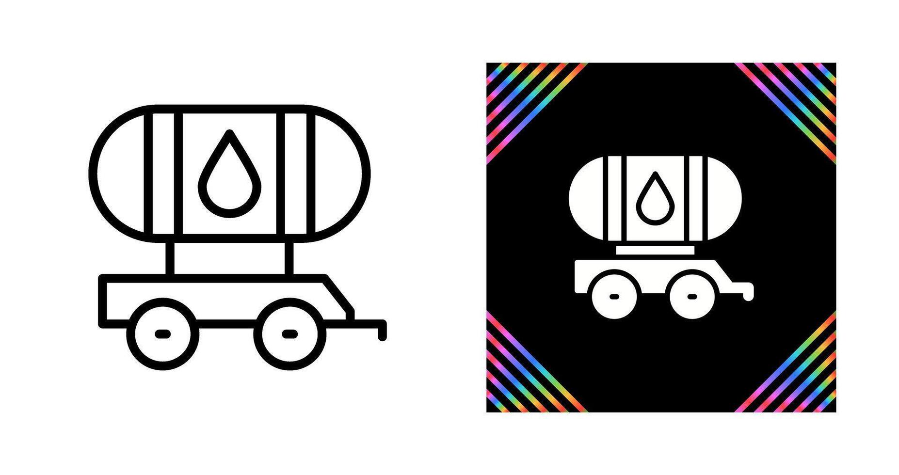 Tanker Truck Vector Icon