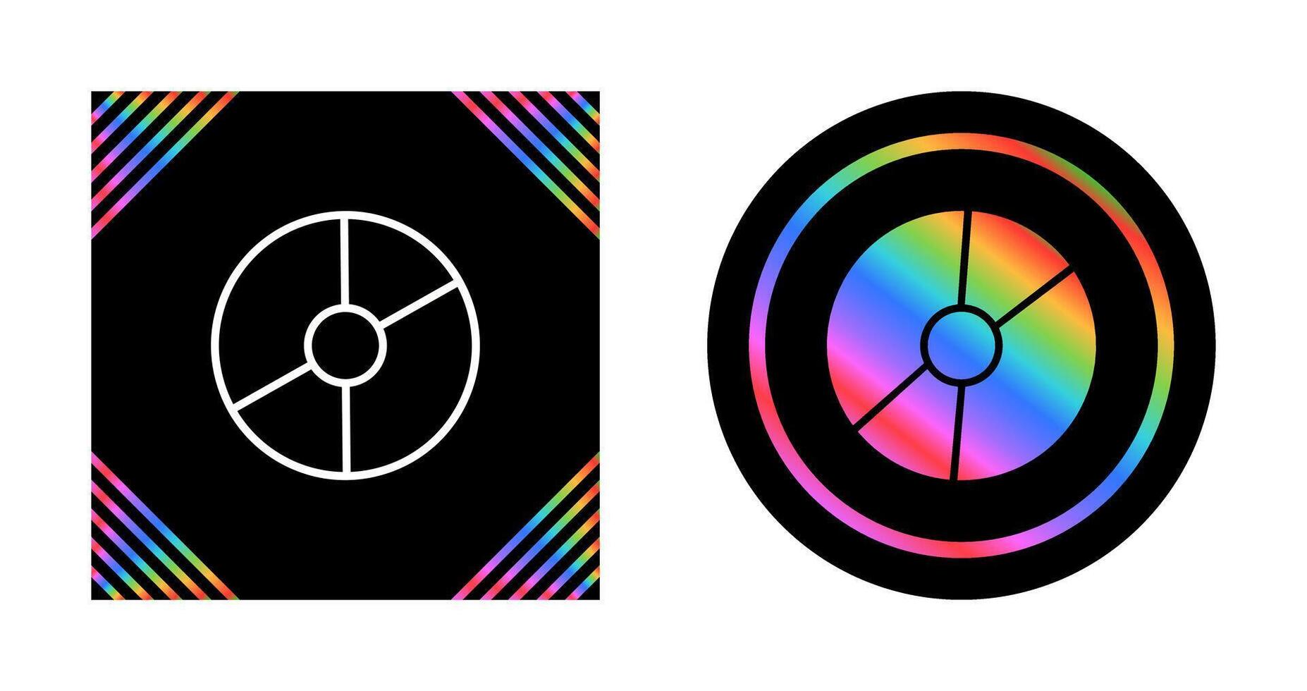 icono de vector de disco