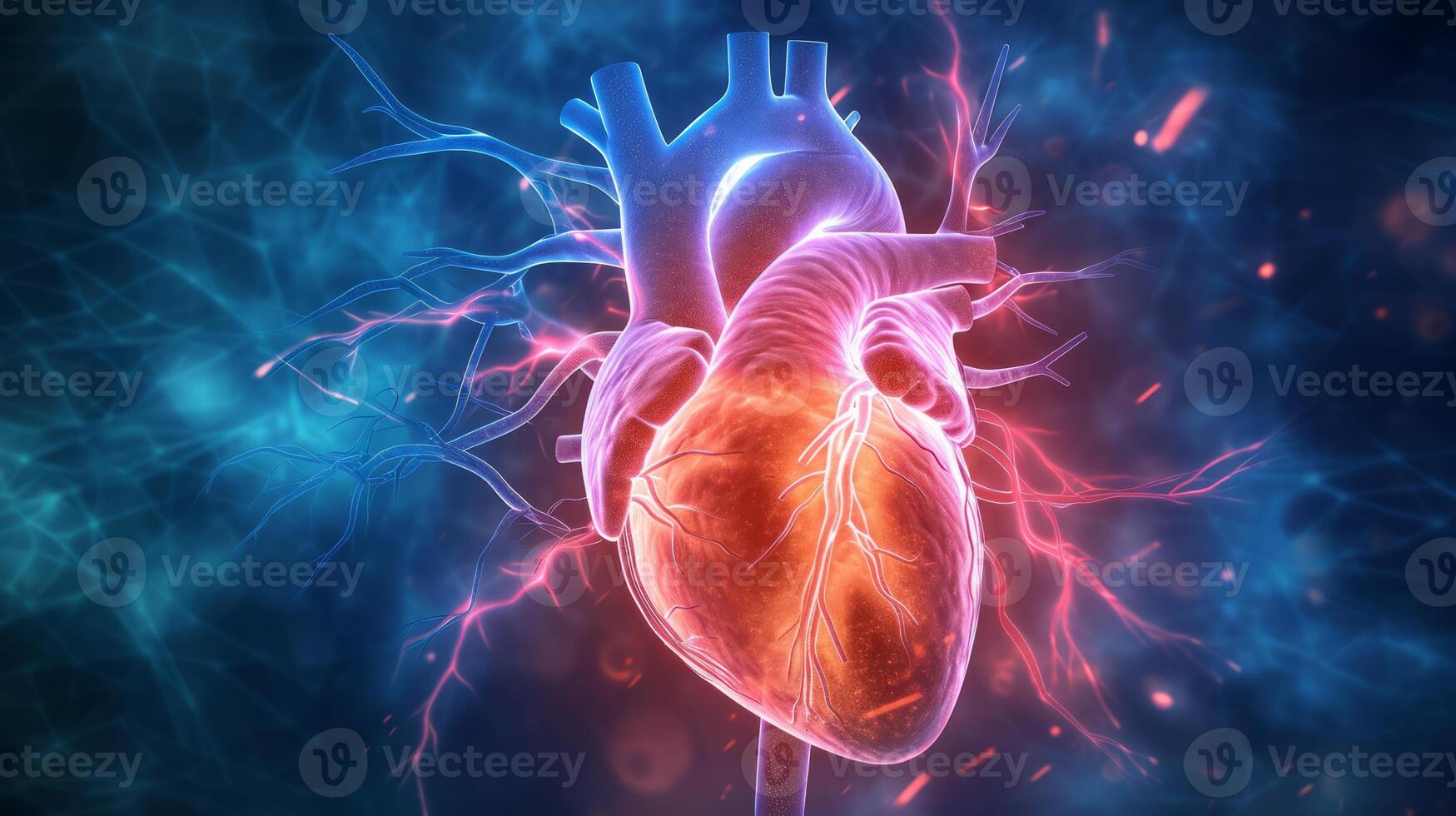 AI generated Heart Disease Awareness A Visual Exploration of Cardiovascular Health photo