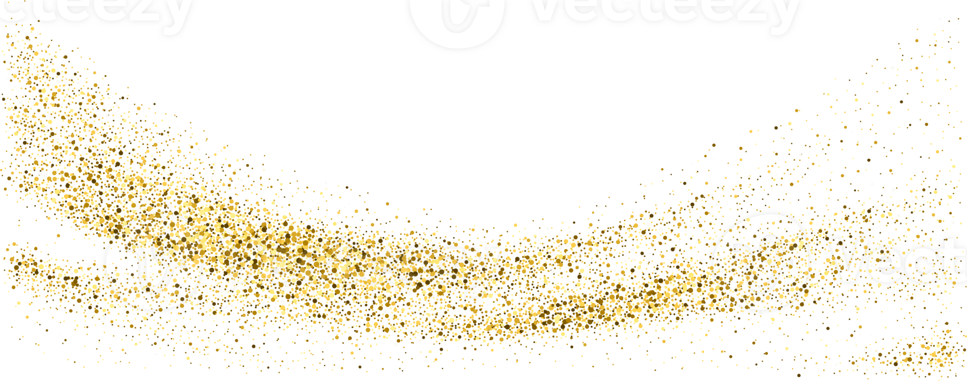 Gold glitter sparkle png