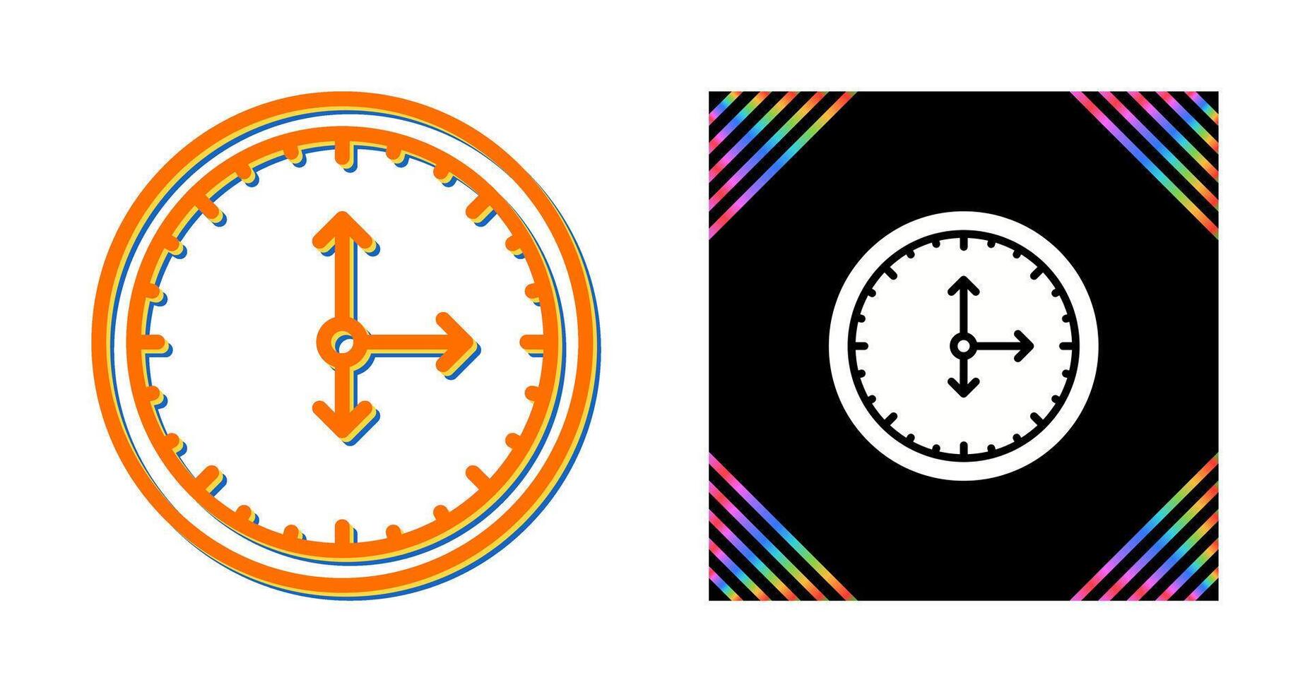 icono de vector de reloj