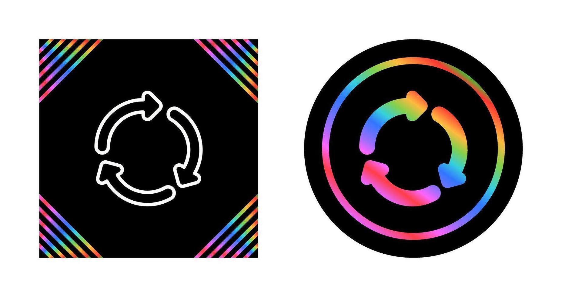 Recycling symbol Vector Icon