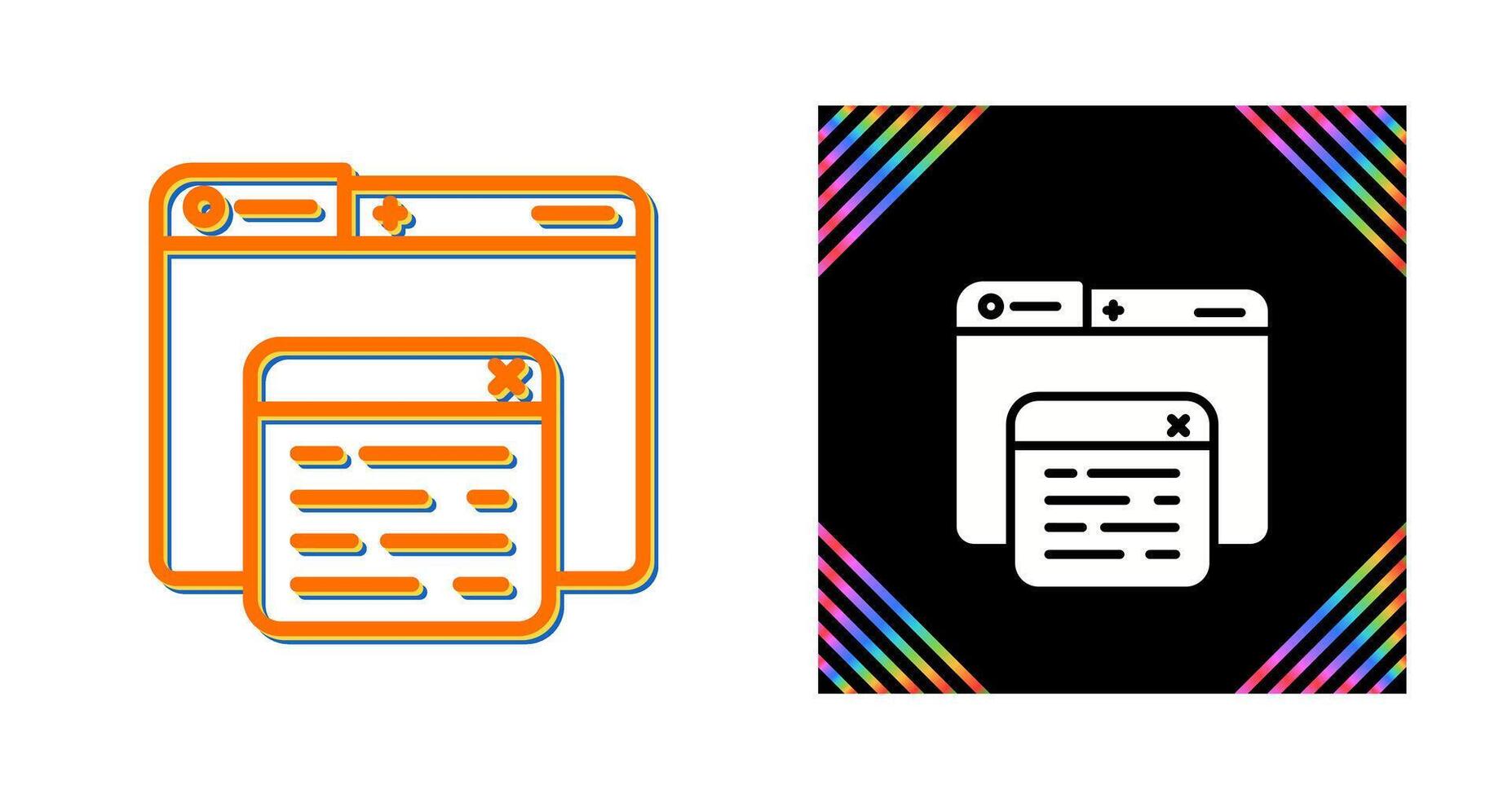 Pop Up Vector Icon