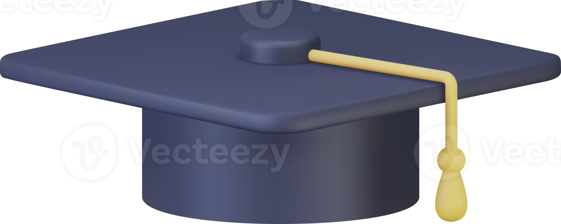 3d Graduation cap icon. png