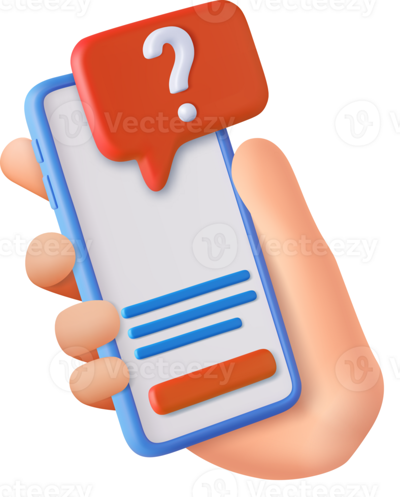 3d question mark icon and question button png