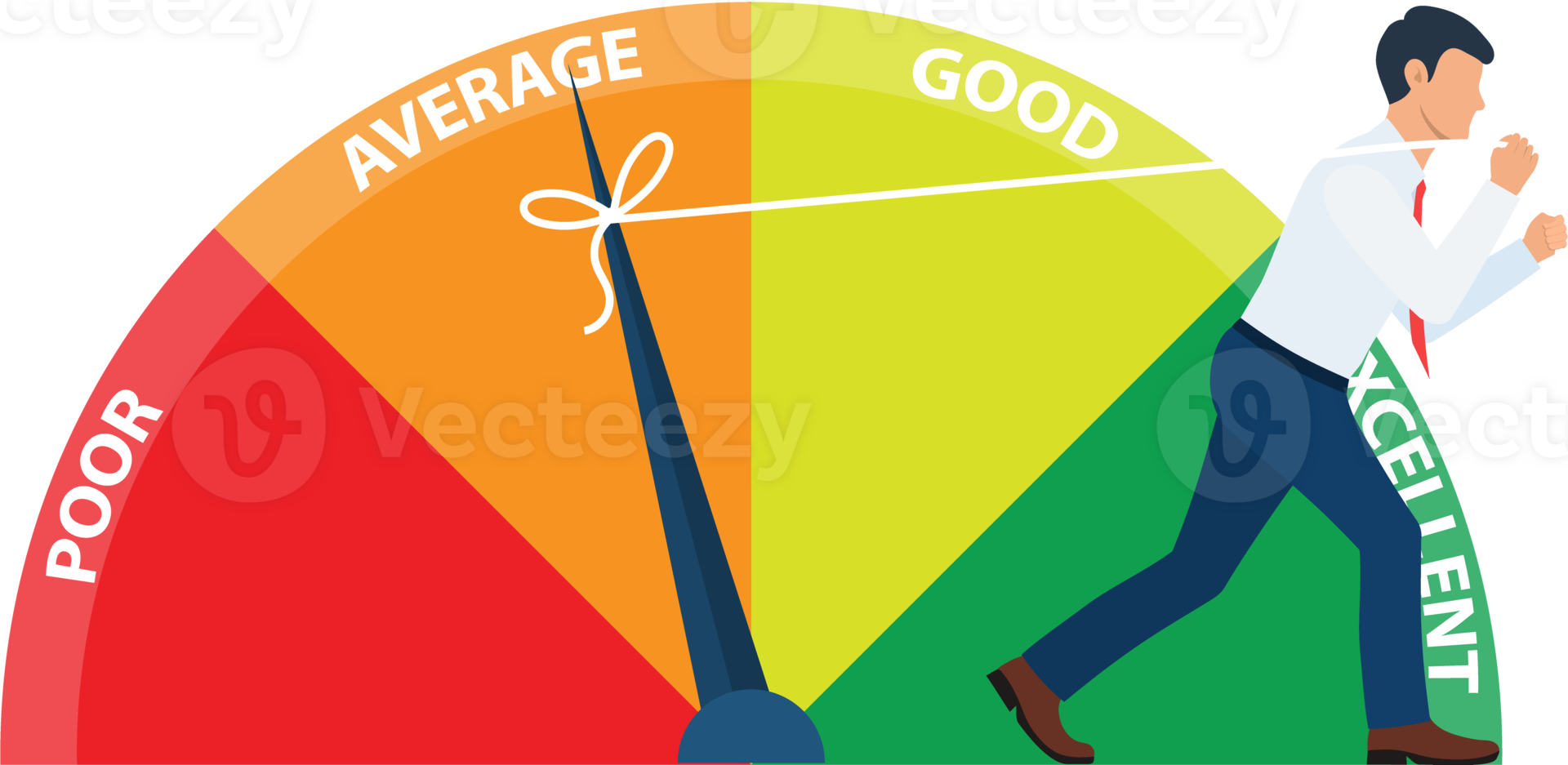 Credit score concept png