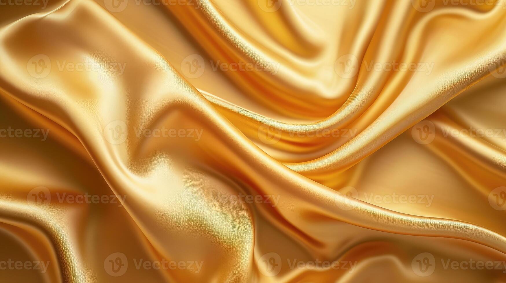 AI generated Light pale brown yellow silk satin. Gradient. Dusty gold color. Golden luxury elegant beauty premium abstract background. Shiny, shimmer. Curtain. Drapery. Fabric, cloth texture photo