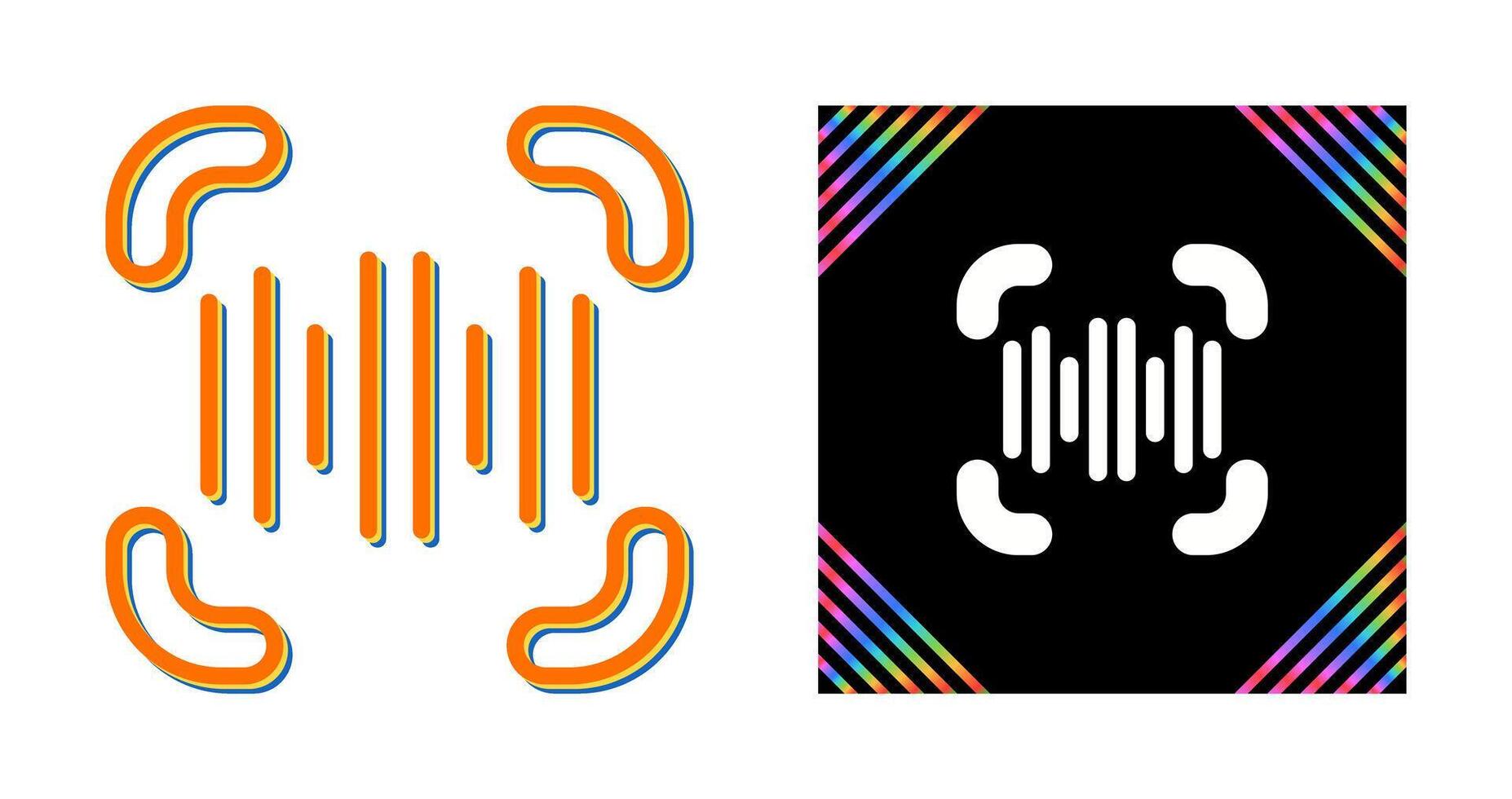 Voice Recognition Vector Icon