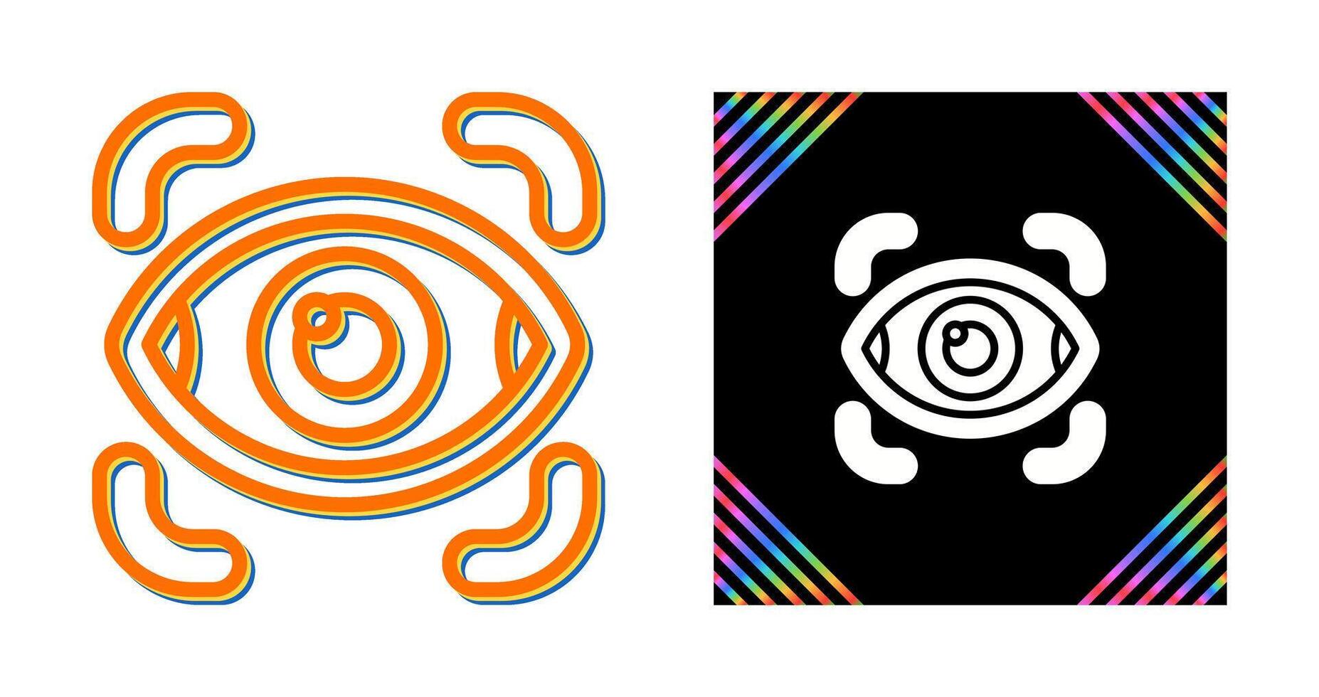 Retinal Scanner Vector Icon