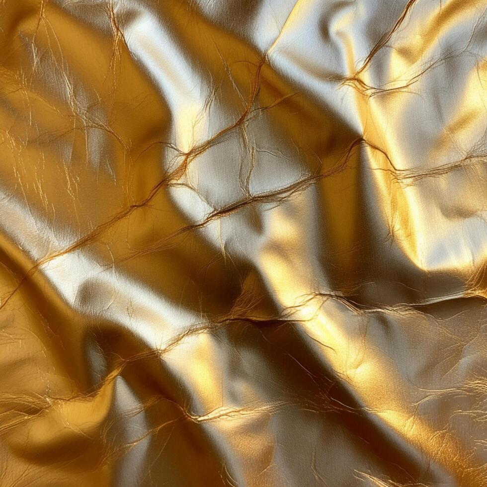 AI generated Background of textured gold paper exudes elegance and refinement For Social Media Post Size photo