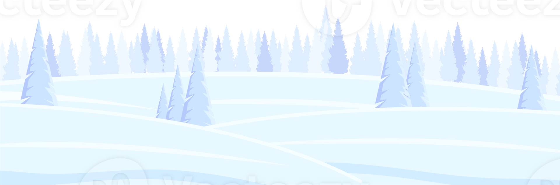 landscape background with snow and tree png