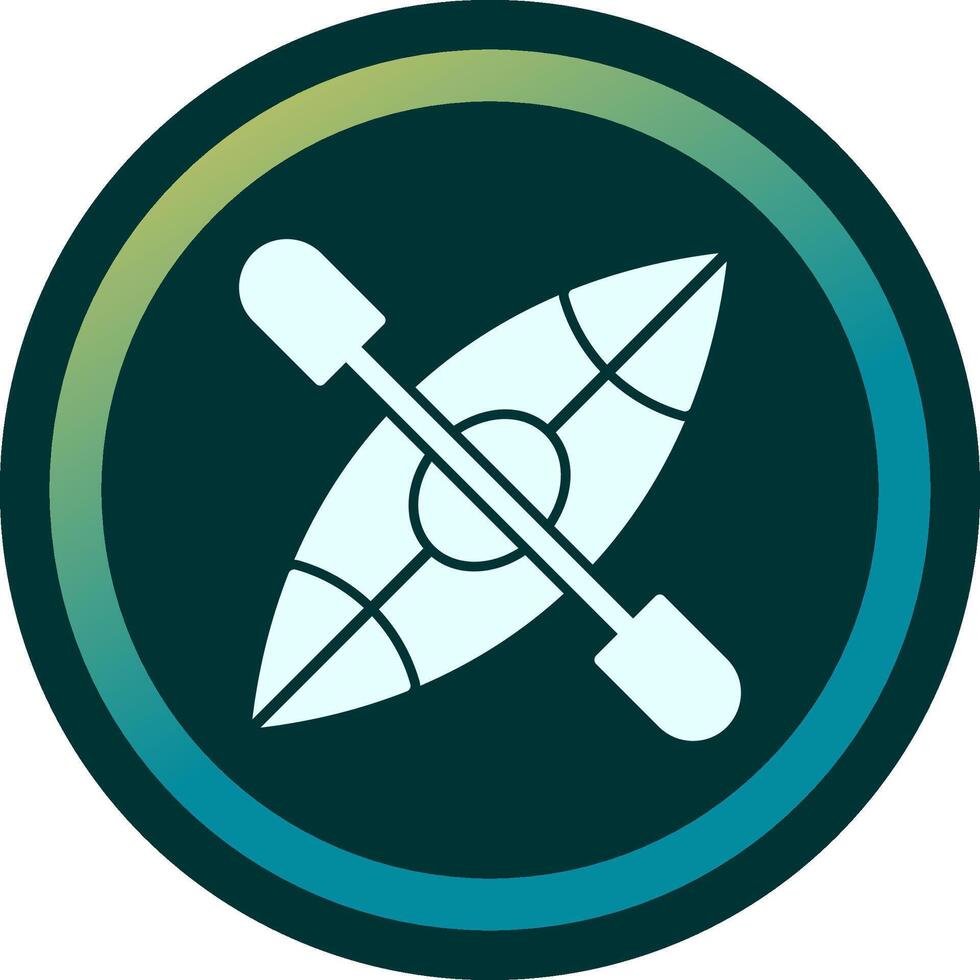 Kayak Boat Vector Icon
