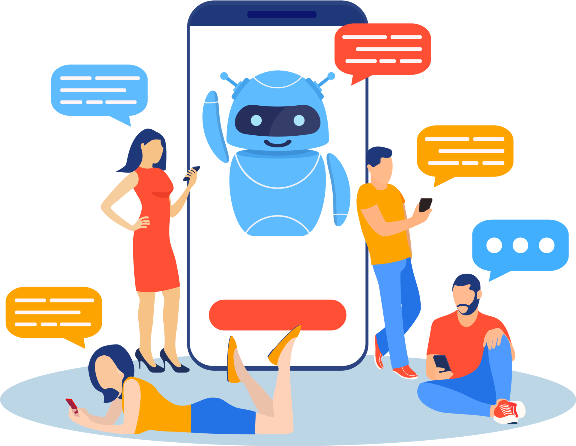 Chatbot Ai And Customer Service Concept 38966601 Png Chatbot Ai And Customer Service Concept 38966601 Png