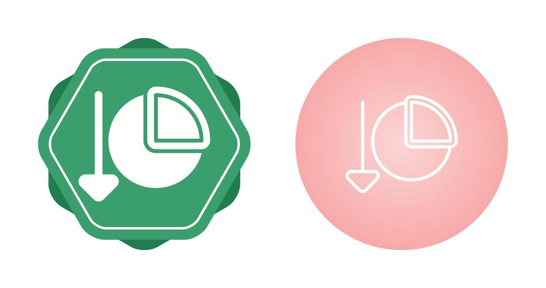 Chart Decreasing Vector Icon