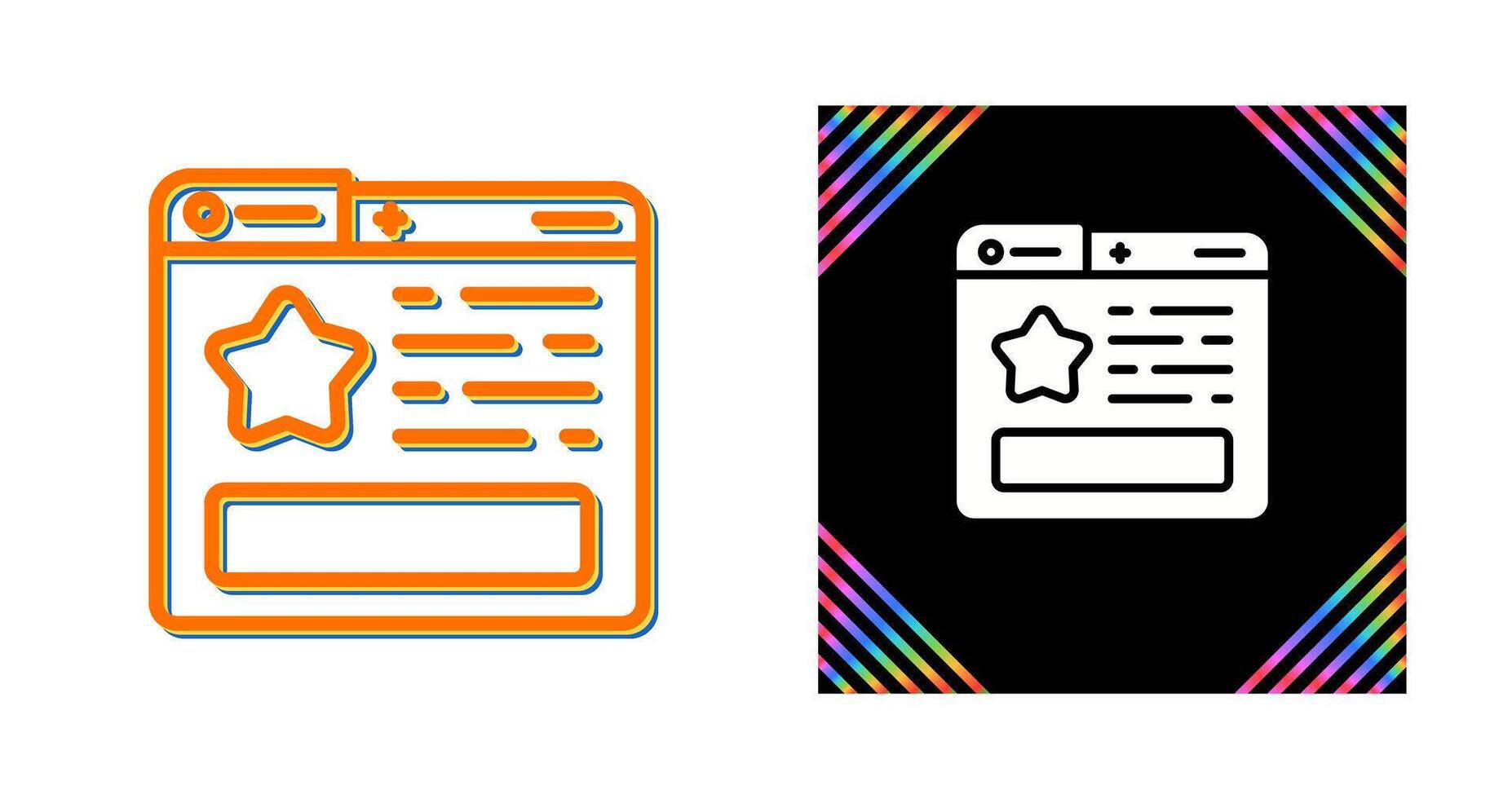 Favourite Page Vector Icon