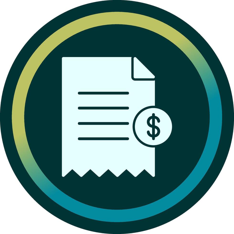 Shopping Receipt Vector Icon