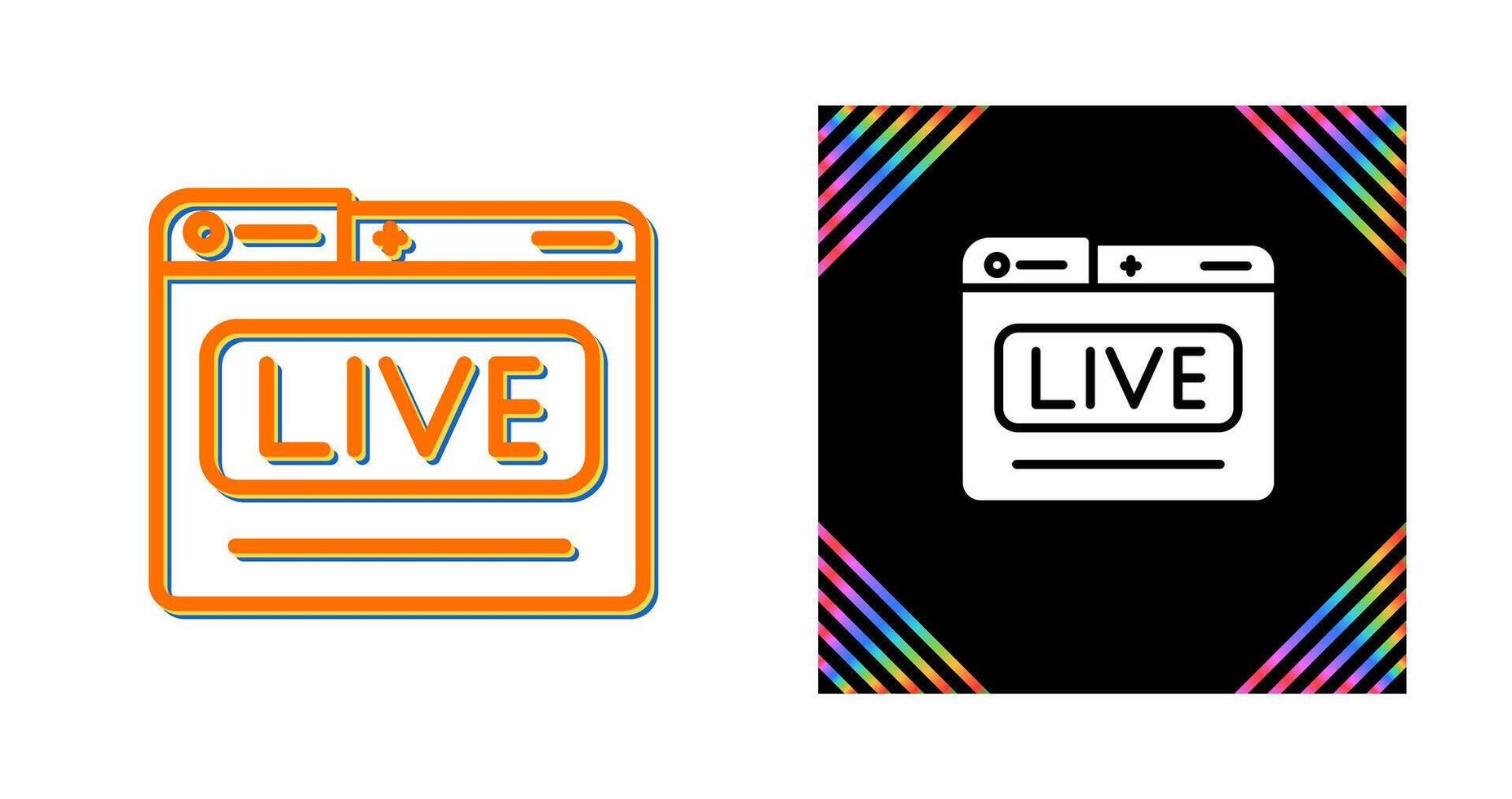 Live Stream Vector Icon