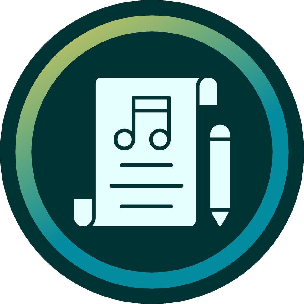 Music Composing Vector Icon