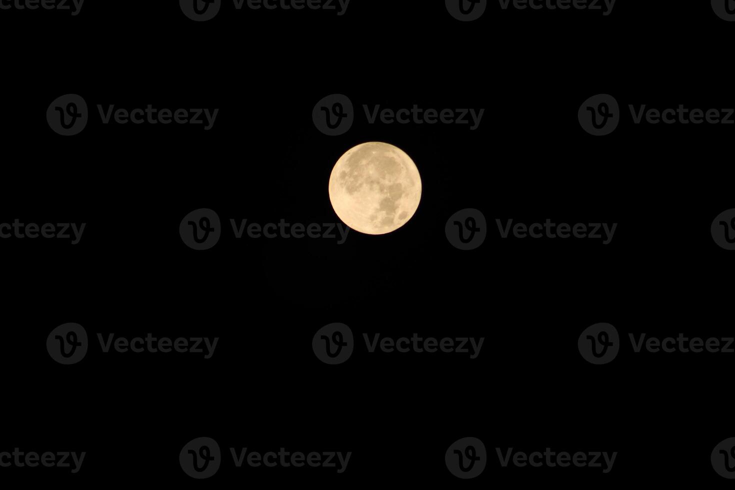 The blue moon in the night sky. supermoon, full moon. photo