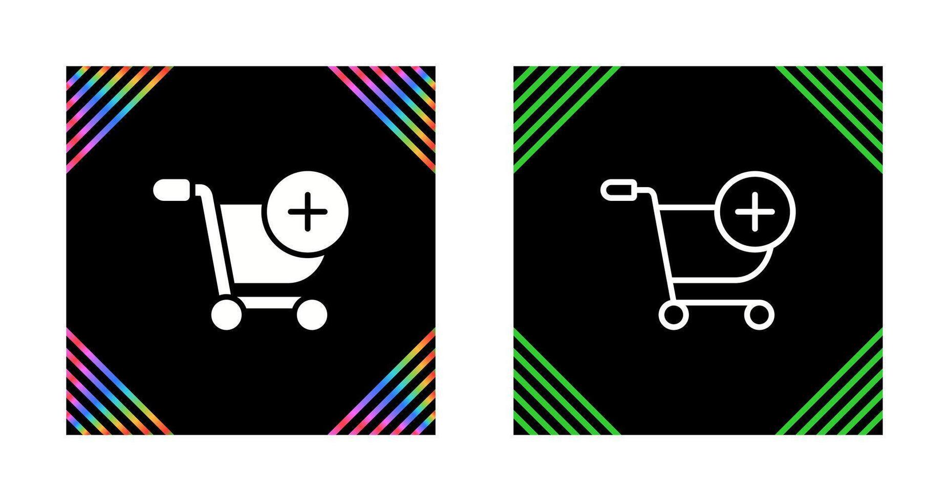 Shoping Cart Add Vector Icon