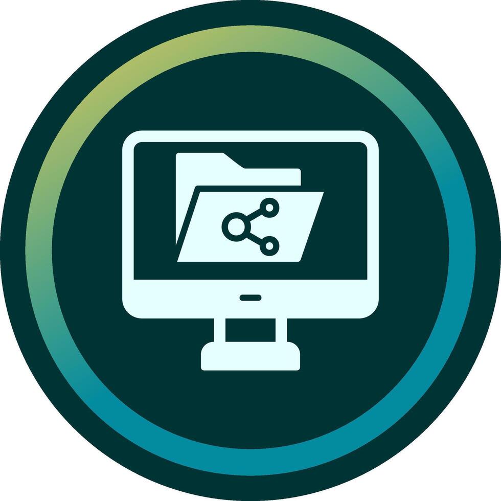 File Sharing Vector Icon