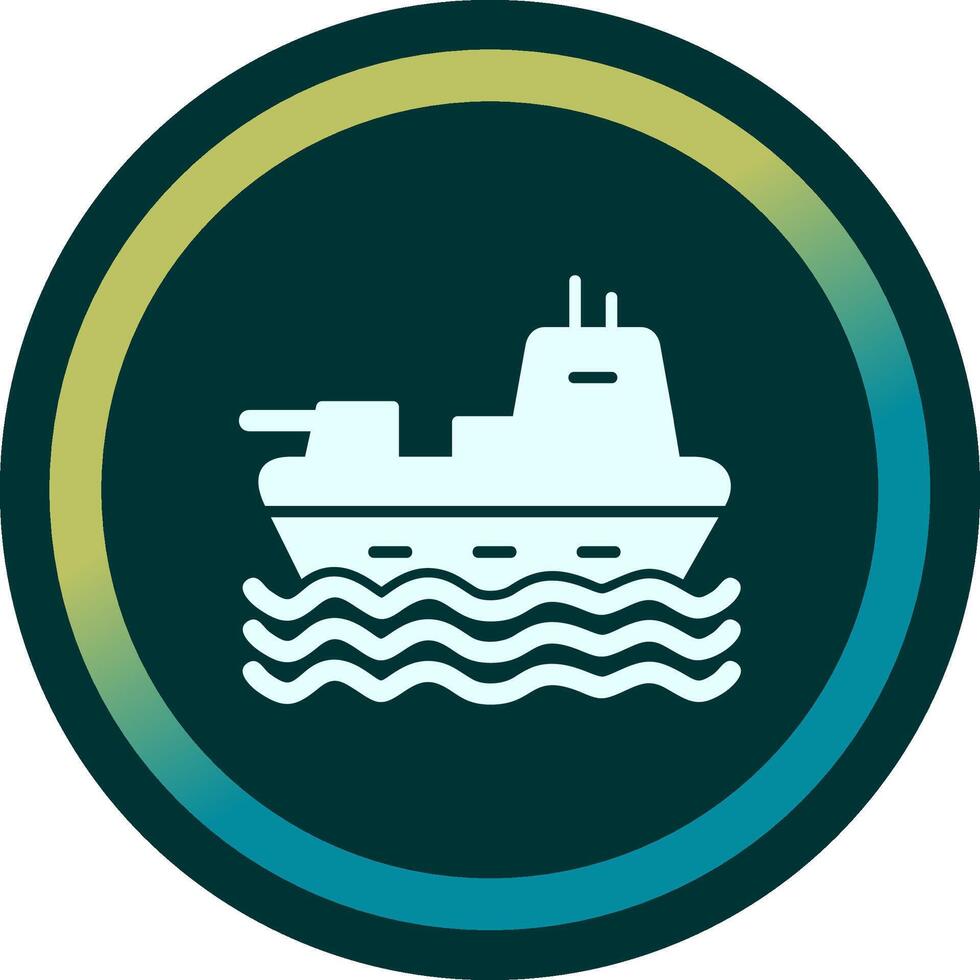 Military Ship Vector Icon