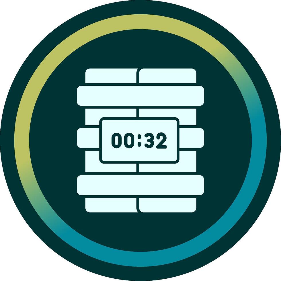 C4 Time Bomb Vector Icon