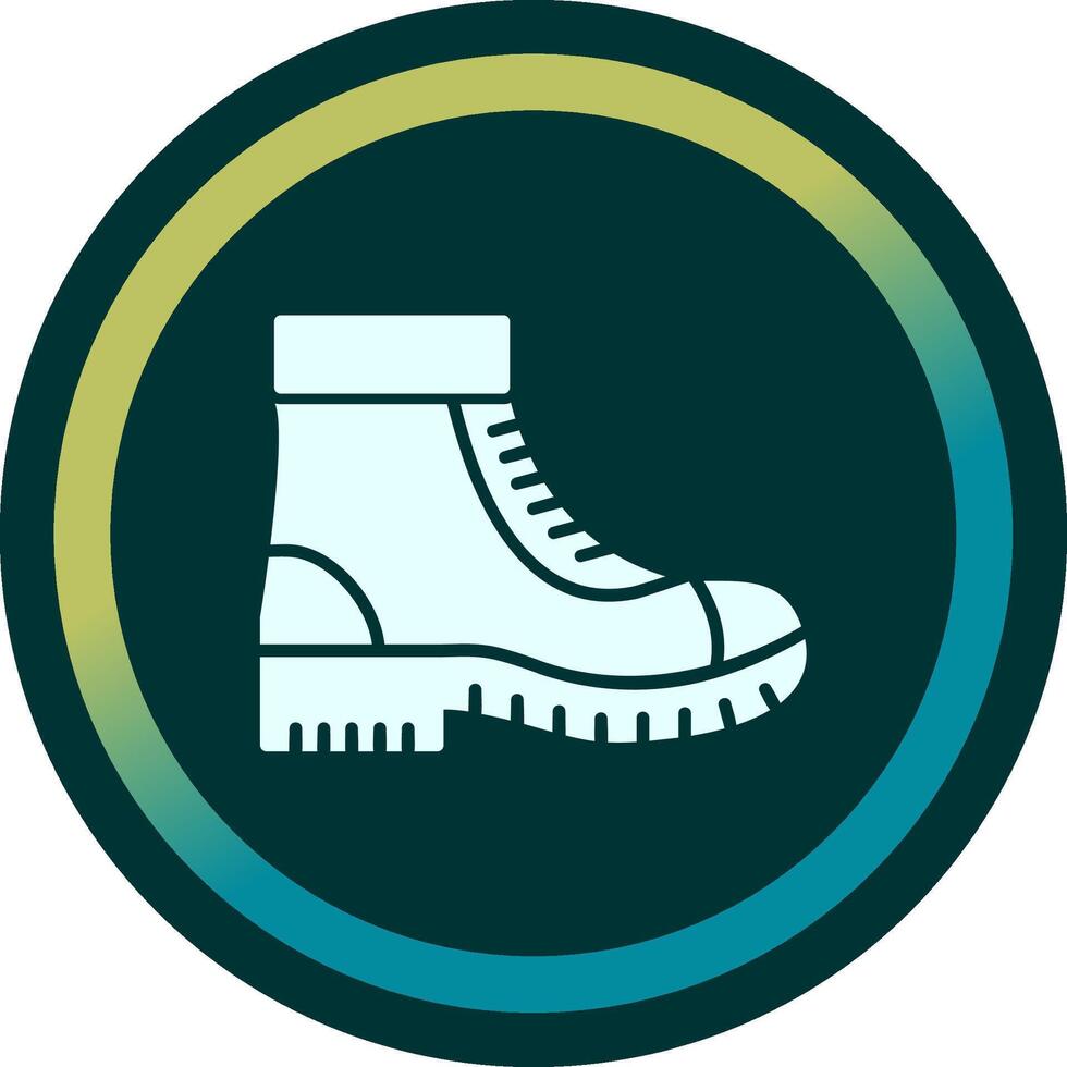 Military Boot Vector Icon