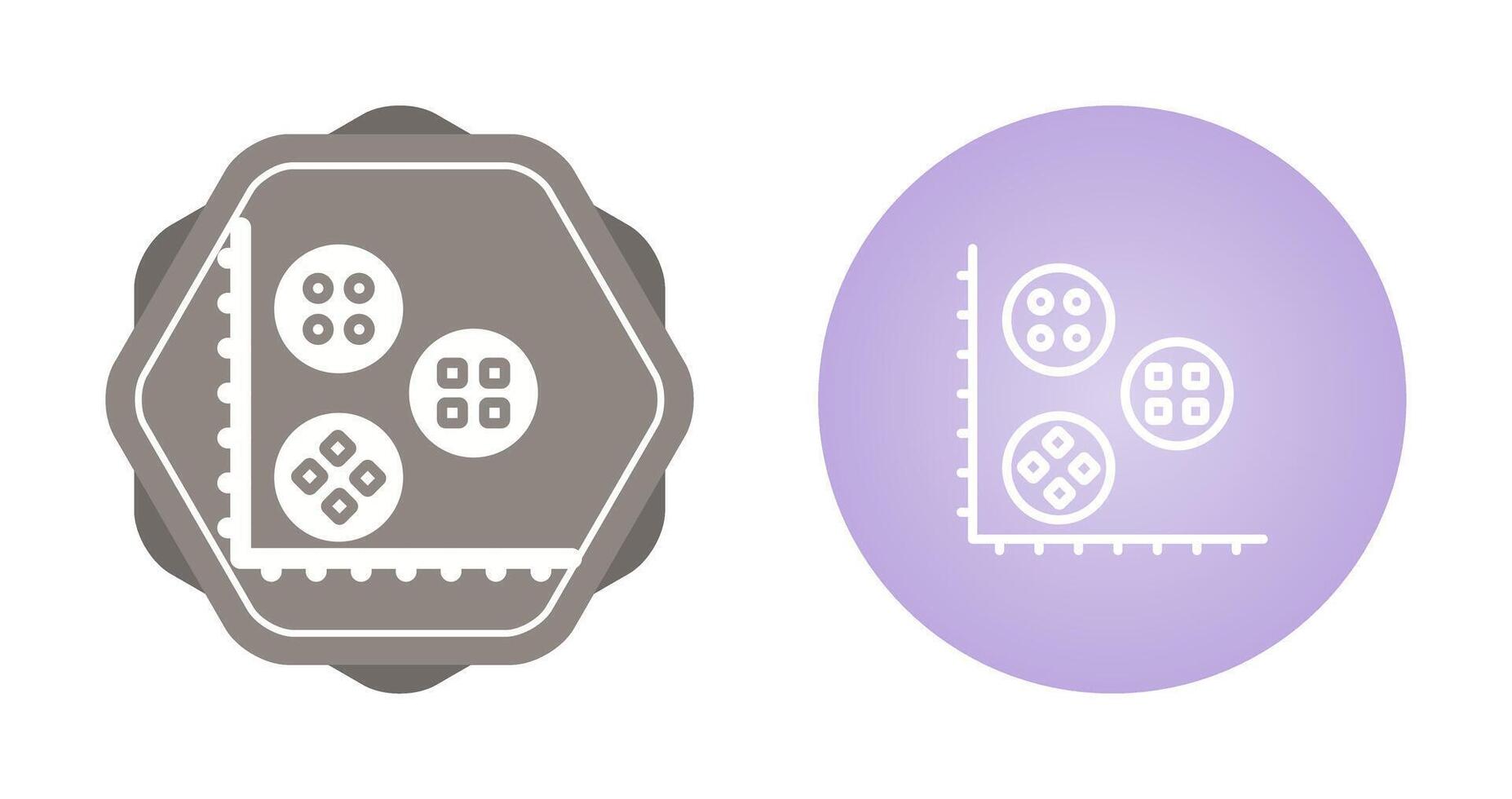 Cluster Analysis Vector Icon