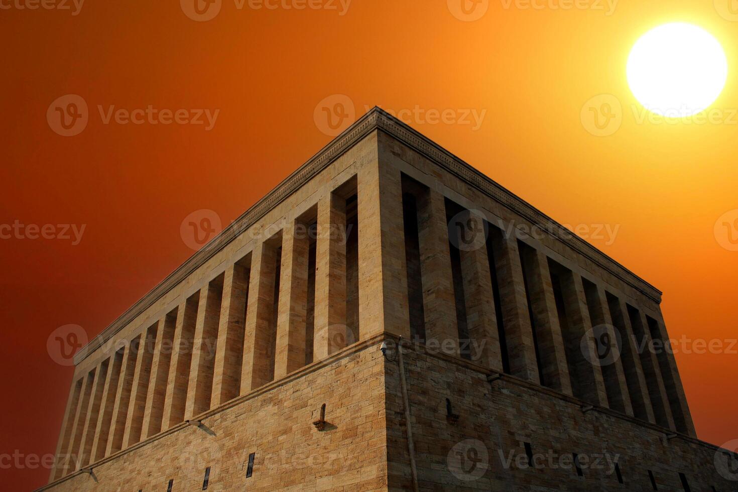 Anitkabir is the mausoleum of the founder of Turkish Republic, Mustafa Kemal Ataturk. photo