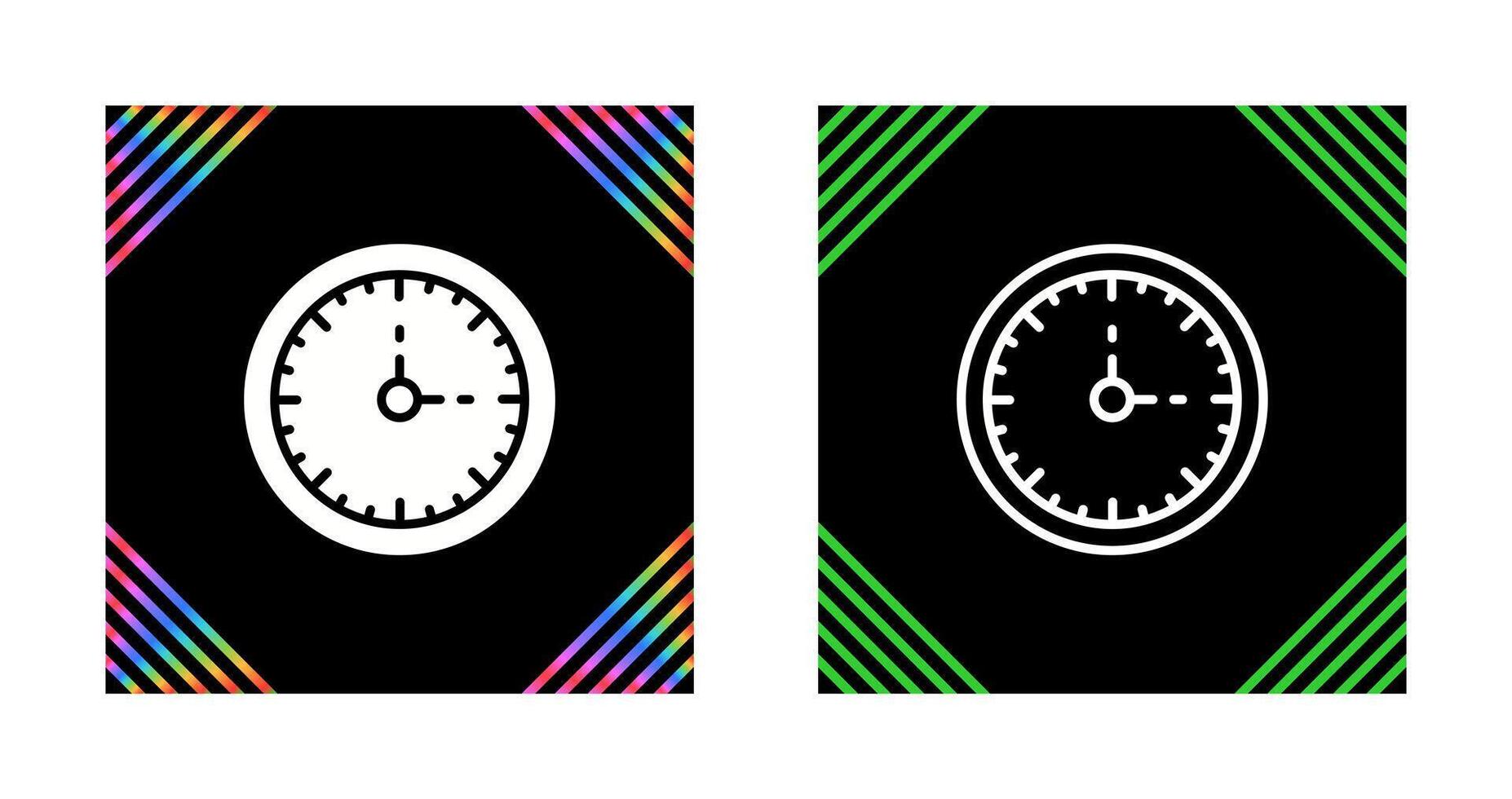 Clock Three Vector Icon