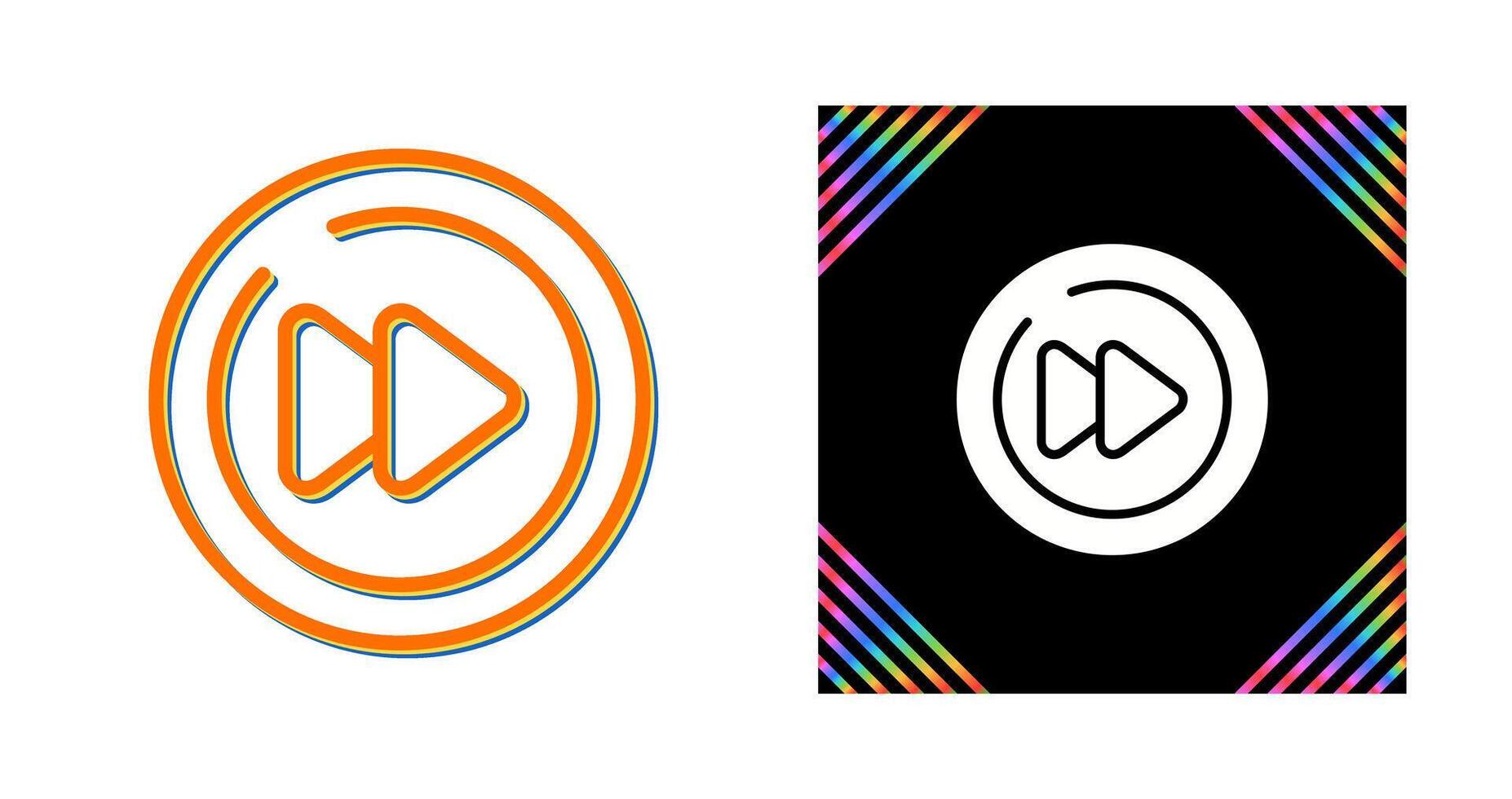 Video Next Track Circle Vector Icon