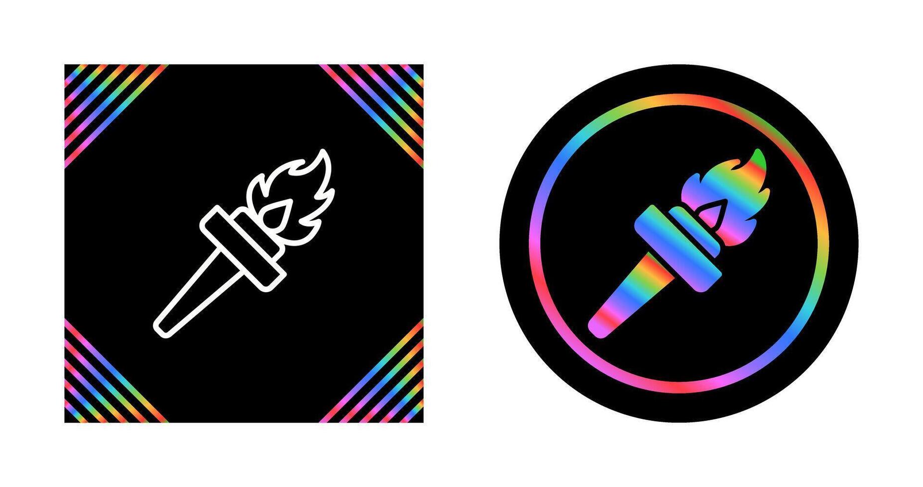 Torch Vector Icon