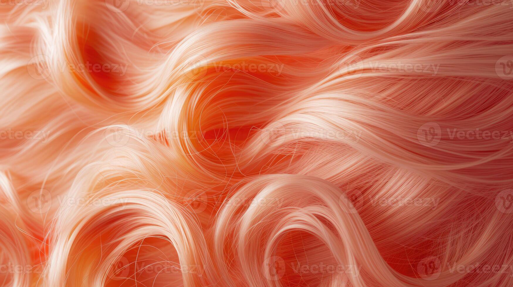 AI generated Generative AI, Peach fuzz color of 2024, hair texture background photo