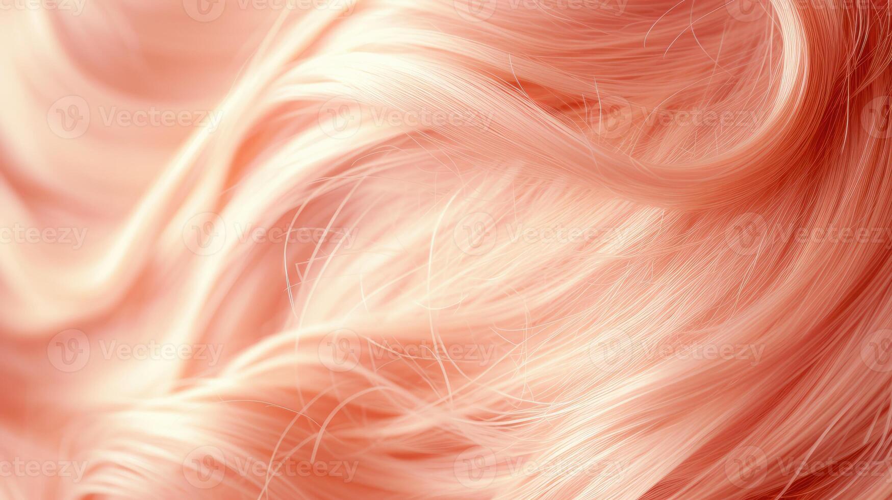 AI generated Generative AI, Peach fuzz color of 2024, hair texture background photo