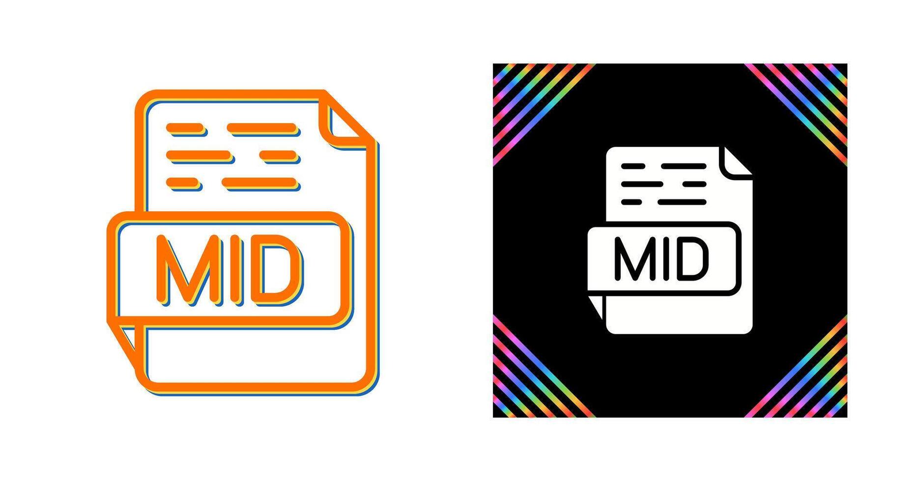 MID Vector Icon