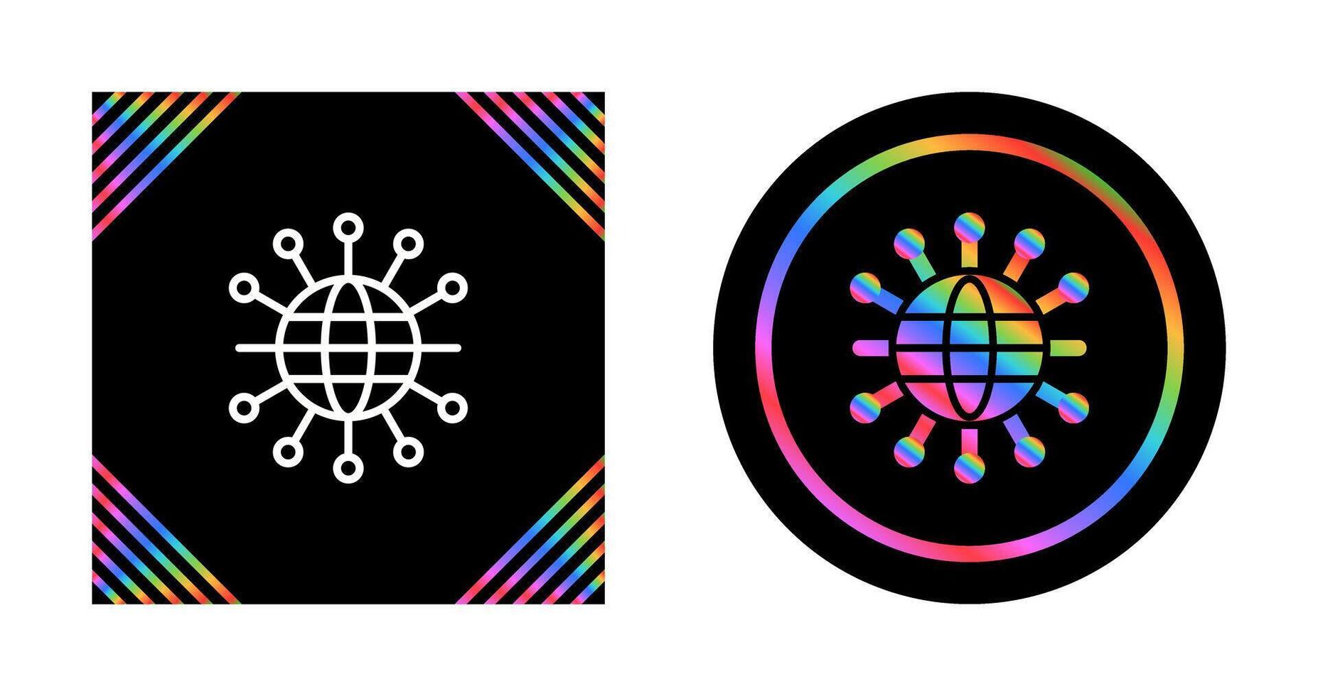 Network Topology Vector Icon